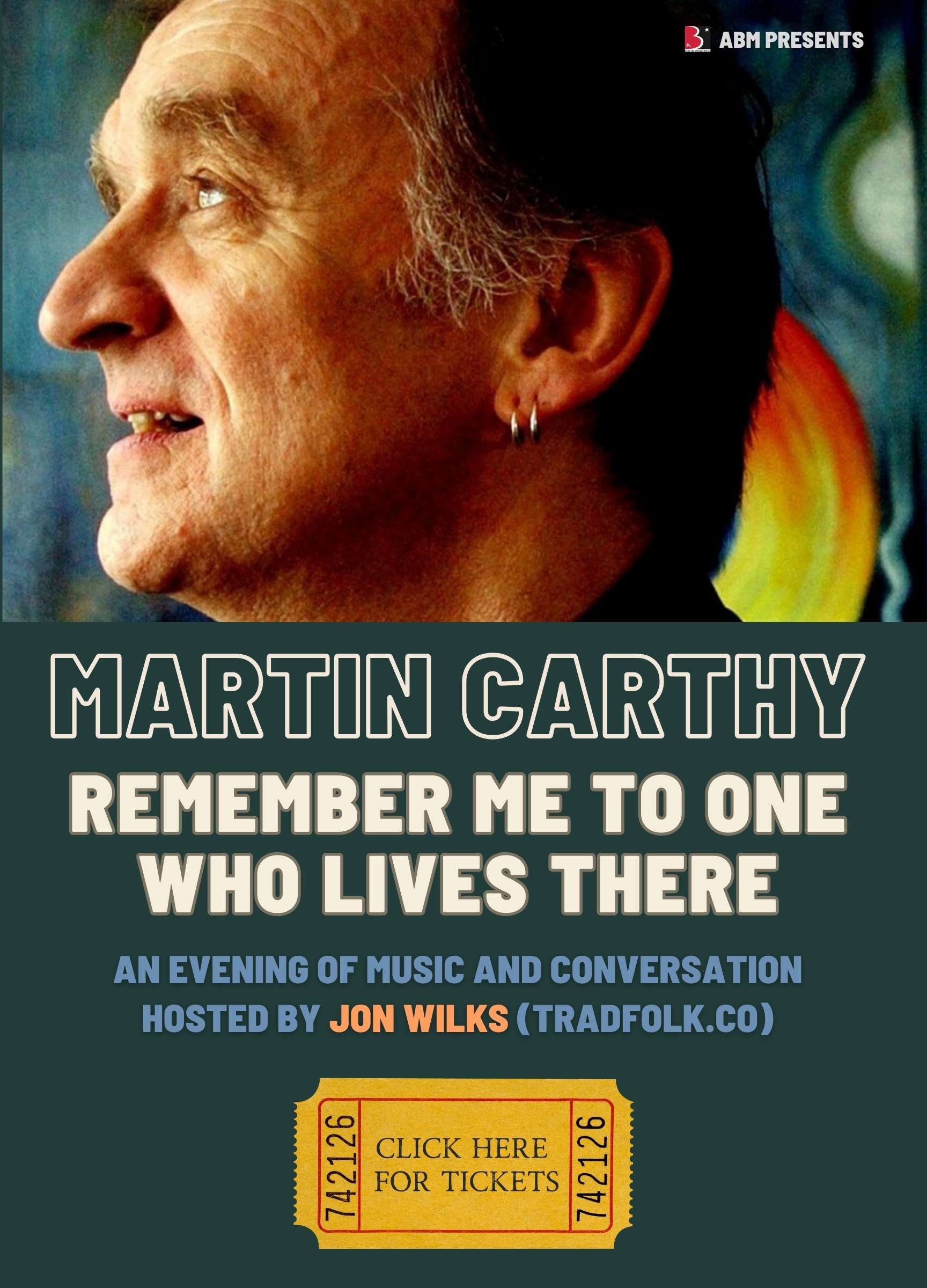 Advert for Martin Carthy & Jon Wilks tour